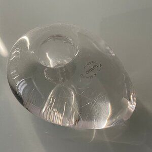 Murano Glass -Elsa Peretti x Tiffany & Co Crystal Stone Candle Holder